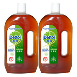 限华东：Dettol 滴露 消毒液1.2L+1.2L+凑单品