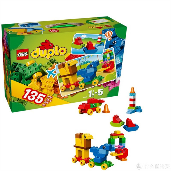 需用券：LEGO 乐高 duplo 得宝系列 L10565 得宝创意手提箱