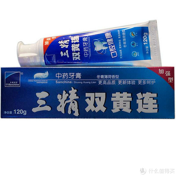 限华北：Sanchine 三精 双黄连中药牙膏加强型（冬青香型）120g