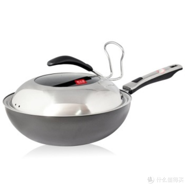 COOKER KING 炊大皇 CKNT7632C 钛晶不粘炒锅 32CM+乐扣 LHC9003R 迷你马克杯