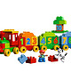  LEGO 乐高 duplo 得宝系列 10558 数字火车+得宝创意系列 2304 拼砌板　