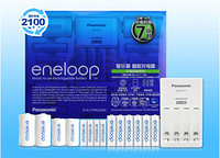 eneloop 爱乐普 四代 家庭套装 6节5号+4节7号+转换筒+充电器