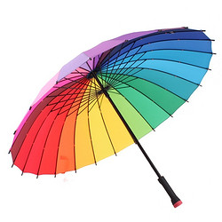雨印 24骨 彩虹伞晴雨两用 M3012