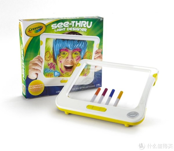 Crayola 绘儿乐 See Thru Light Designer 透明光设计儿童画板