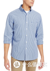 凑单品：IZOD Slim-Fit Essential Gingham  男式衬衫