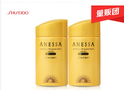 SHISEIDO 资生堂安耐晒 小金瓶防晒霜 60ml*2瓶