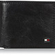 汤米Tommy Hilfiger 男士真皮钱包 Men's Jerome Double Billfold 黑 $15.08