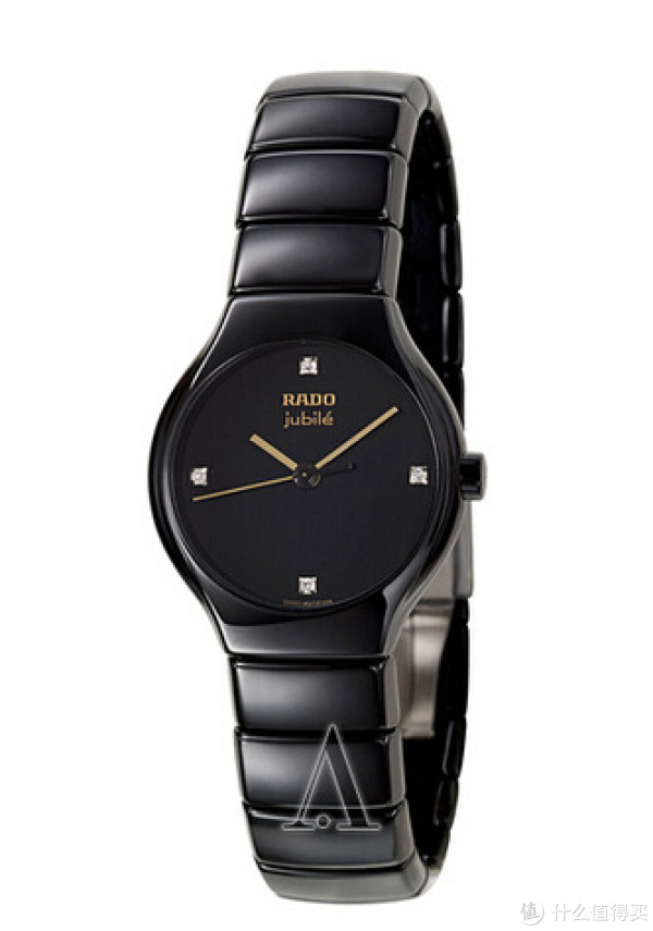 RADO 雷达 TRUE JUBILE R27655752 女士镶钻陶瓷腕表