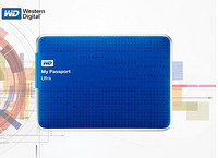 WD 西部数据 My Passport Ultra 1T 超薄移动硬盘