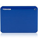 TOSHIBA 东芝 V8 CANVIO高端分享系列2.5英寸移动硬盘（USB3.0）2TB（神秘蓝）