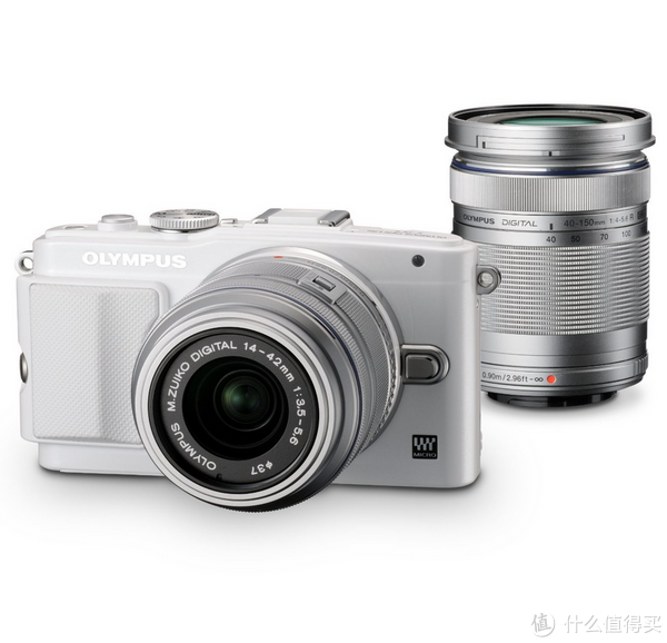 OLYMPUS 奥林巴斯 E-PL6 14-42+40-150 双镜头微单套机 黑白银三色