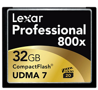Lexar 雷克沙 Professional 800x CF卡 32GB