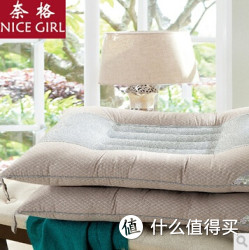 NICE GIRL 奈格家纺 决明子枕 灰色网布 标准45*70 