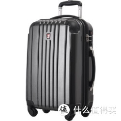 SWISSMOBILITY 20寸时尚超轻大容量PC+ABS 登机箱多色可选 旅行箱 MT-5553-02T00 黑色