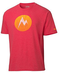 Marmot 土拨鼠 男式 舒适针织棉T恤TEXTURED MDOT TEE SS 52880