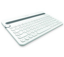 Logitech 罗技 K480 多功能蓝牙键盘 白色+UE3000 蓝牙耳机 粉色