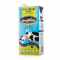 Nourifarm 大诺农场 全脂牛奶 1L（11.9元买一赠一）