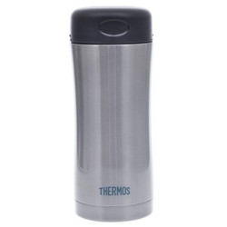 限地区：THERMOS 膳魔师 JCG-400 真空不锈钢保温杯 灰色 400ml