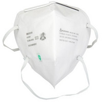3M 9010 N95颗粒物防护口罩 雾霾口罩（5只装）头戴式独立包装
