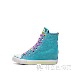 Skechers 斯凯奇 DADDY'S MONEY系列 女 帆布高帮鞋 湖水蓝色 39104