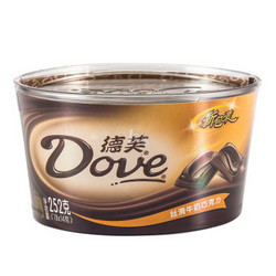 限华北：Dove  德芙 丝滑牛奶巧克力 252g*2盒