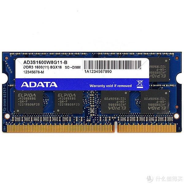 ADATA  威刚 笔记本内存条 DDR3 1600 8G