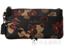 COACH 蔻驰 花卉印花真皮手拿包