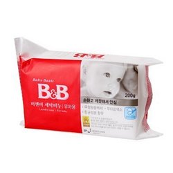 限华北：韩国进口保宁（BB）洗衣皂 婴幼儿皂（洋槐香）200g