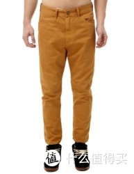 Wrangler 男式 重石洗效果卷边印花宽松休闲长裤 W11701201646