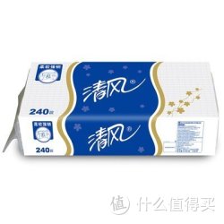 移动端：清风 卷纸几何系列3层240段10卷 
