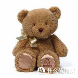 Gund My First Teddy Bear Baby Stuffed Animal 泰迪熊 10英寸（棕色、粉色）