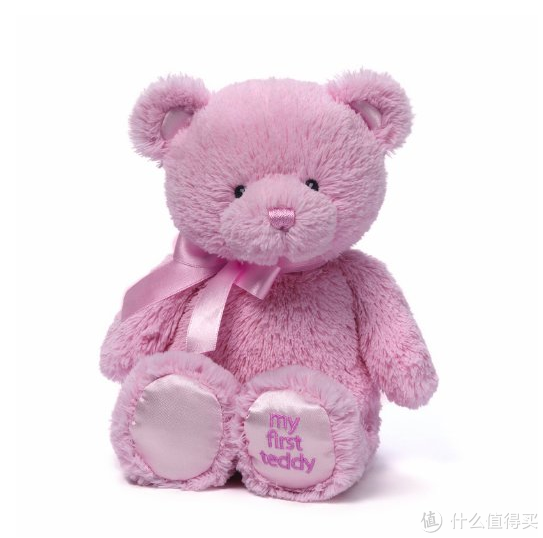 Gund My First Teddy Bear Baby Stuffed Animal 泰迪熊 10英寸（棕色、粉色）