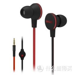 BINGLE 宾果 i811 音乐纽扣 入耳式手机耳机麦克风 带线控 （磨砂黑）