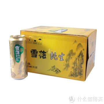 限华东：Snowbeer 雪花金标纯生 8度 500ml*12罐*2箱