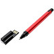KACO 文采 CYBER 智存系列0.5黑色笔芯红色签字笔(8G优盘笔)(新老包装更替中)
