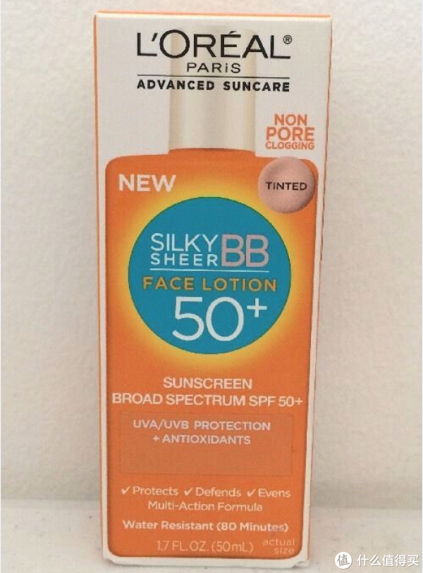 凑单品:L'OREAL PARIS 巴黎欧莱雅 Advanced Suncare SPF 50 Plus Liquid Silk 高效BB霜