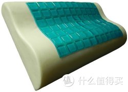 Sleep Science 斯利普 杰傲凝胶曲线记忆枕头芯 护颈枕头 颈椎保健枕头 (50*30*10/7cm)