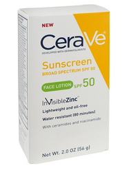 CeraVe Sunscreen Face Lotion SPF50 防晒乳液