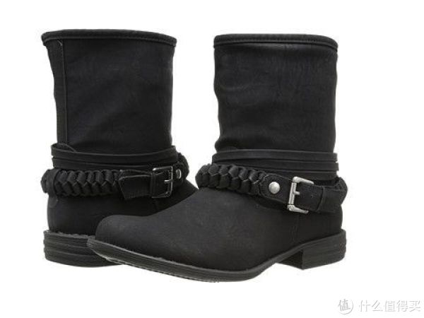 SKECHERS 斯凯奇Mad Dash Braid Harness女款真皮短靴
