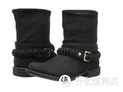 SKECHERS 斯凯奇Mad Dash Braid Harness女款真皮短靴