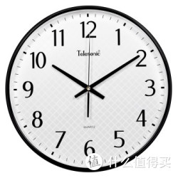 Telesonic 天王星 挂钟14寸 时尚创意 Q3644-3金属黑