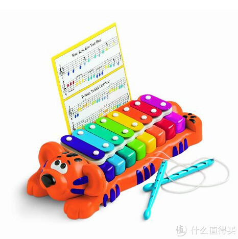 Crayola 绘儿乐 5038 双面画板+小泰克 丛林系列2合1老虎琴