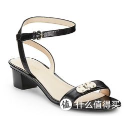 Nine West Tillie Block Heel Sandals 女士真皮方根凉鞋