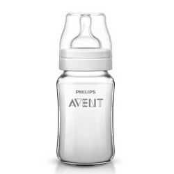 AVENT  新安怡 SCF647/17 宽口径经典玻璃奶瓶 240ml*2个