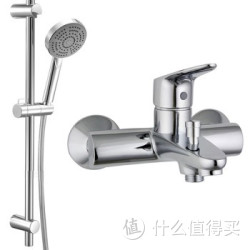 双重优惠：ENZORODI 贝朗安住 ERF00429CP 全铜冷热混水龙头+增压滑杆花洒 套装 459-40-40