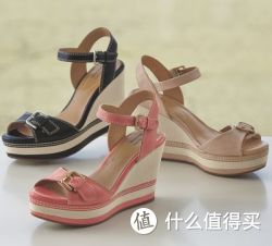 Clarks 其乐 Zia Castle 女士坡跟凉鞋