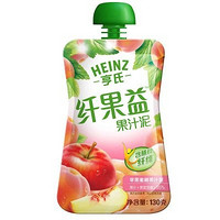 Heinz 亨氏 纤果益 苹果蜜桃 130g*24
