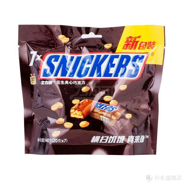 SNICKERS 士力架 花生夹心巧克力 140g