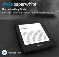 Kindle Paperwhite 6英寸电子书阅读器 内置wifi 护眼非反光电子墨水屏 黑色