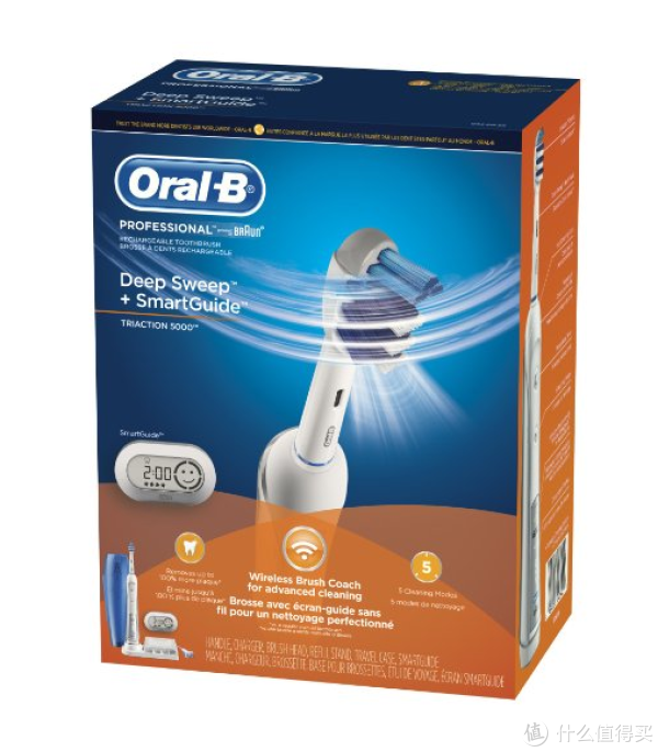 Oral-B 欧乐-B Professional Deep Sweep 5000 声波电动牙刷(盒装版)